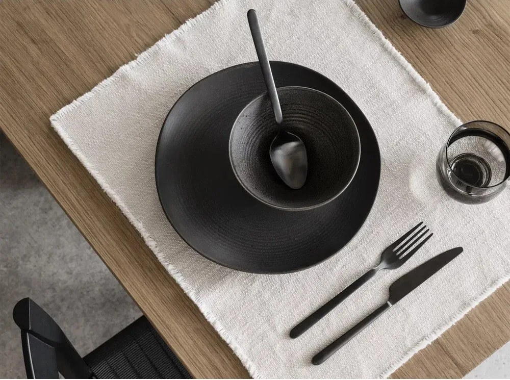 Тъмнокафява керамична чиния ø 26 cm Kumi – Blomus