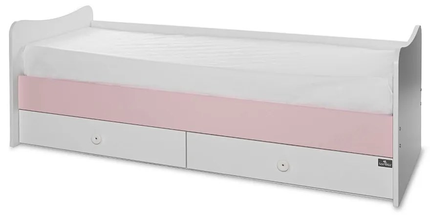 LORELLI Classic Трансформиращо се легло-люлка 70/160 см. MAXI PLUS БЯЛО/ORCHID PINK