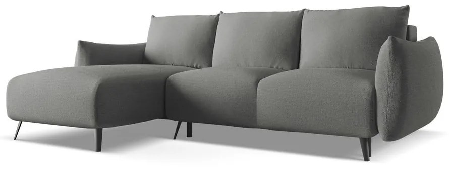 Светлосив ъглов диван (ляв ъгъл) Malie – Makamii