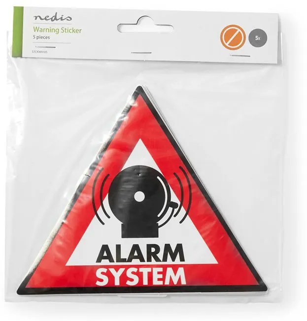 Стикер ALARM SYSTEM Nedis STCKWA105