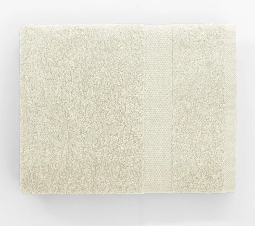 Кремава памучна кърпа от тери 30x50 cm Marina – DecoKing