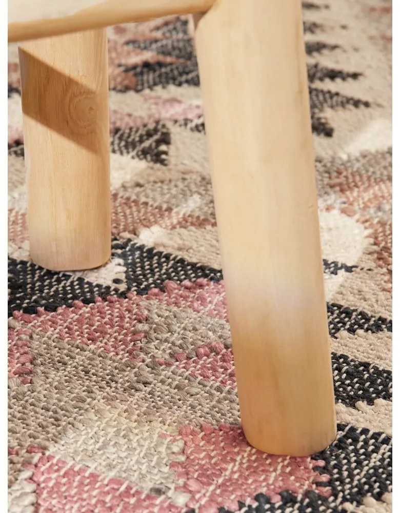 Сива ръчно изработена ютена пътека 80x200 cm Roya Parsa – Elle Decoration