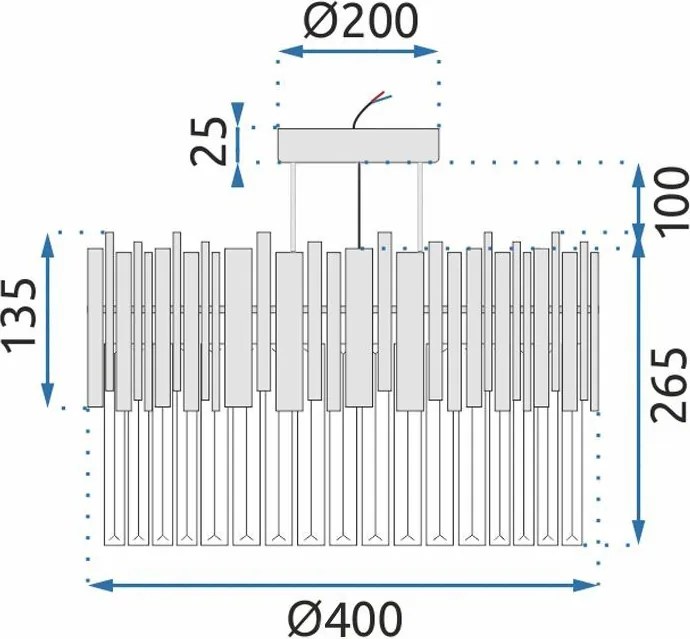 Лампа APP1480-1C Chrom