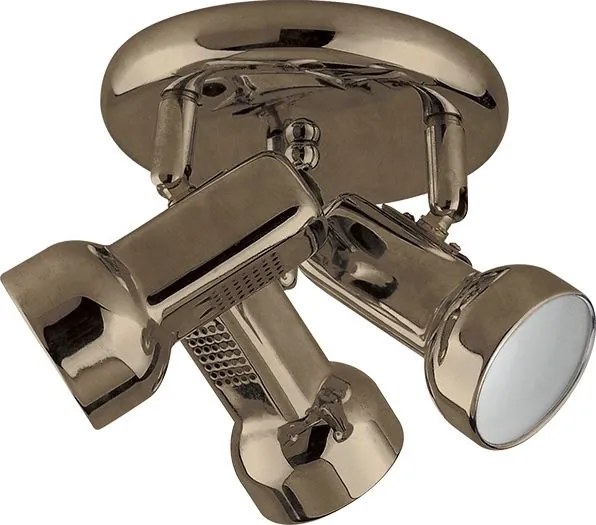 таванна светлина Elmark Jack три-осветително тяло-Злато