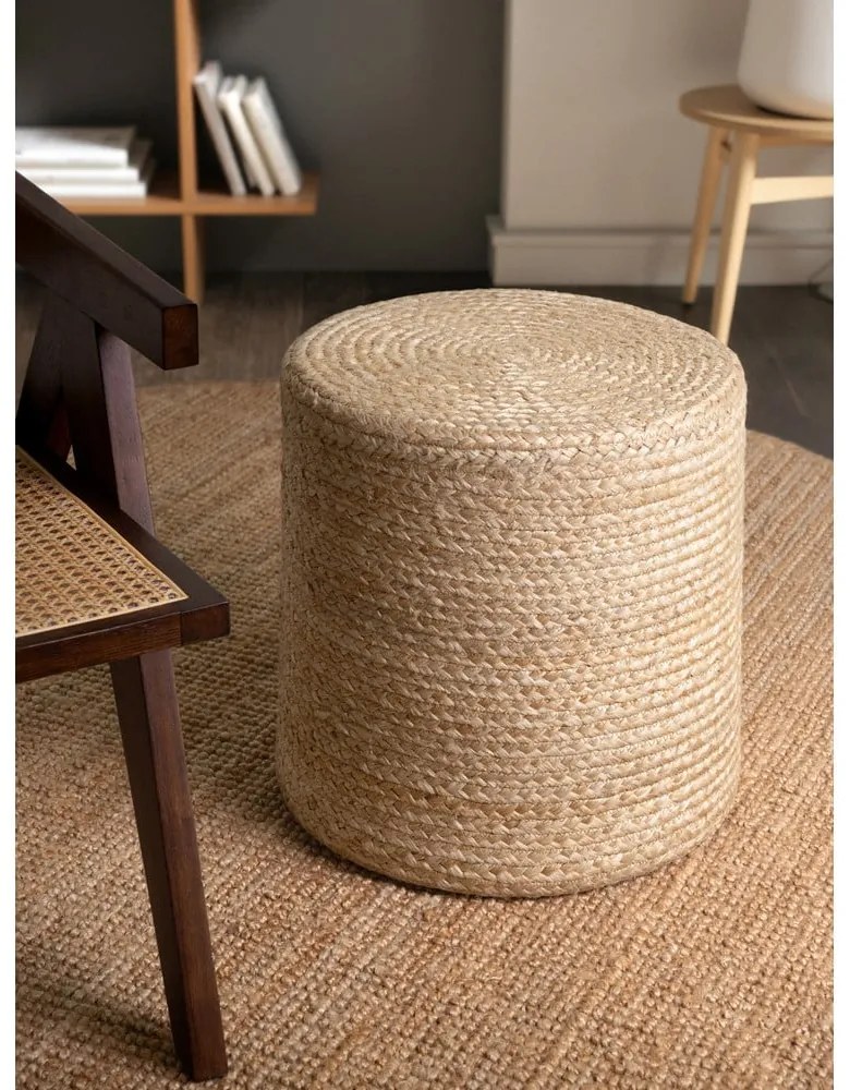 Табуретка в естествен цвят Jutta Gold – Hanse Home