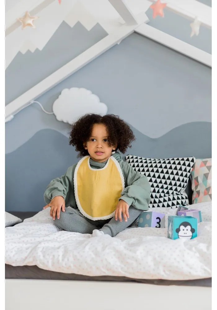 Жълт муселинов лигавник Paris - Kindsgut