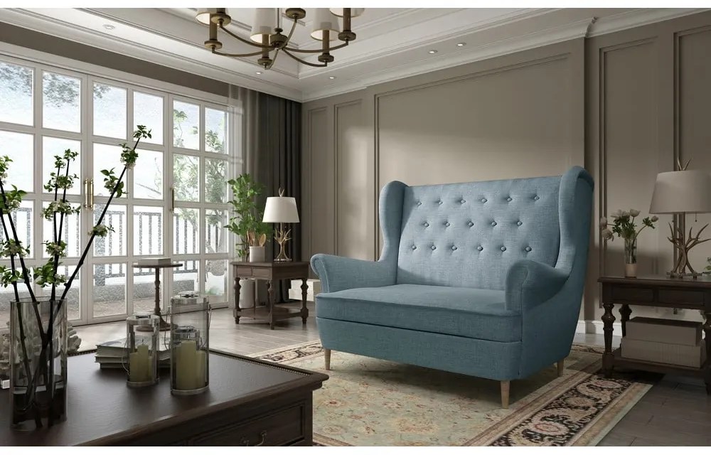 Син диван 150 cm Aros – ELTAP