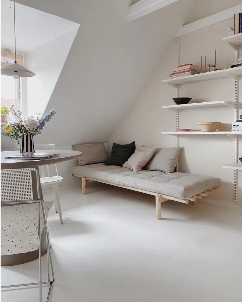 Кафяво-бежов диван 200 cm Pace - Karup Design