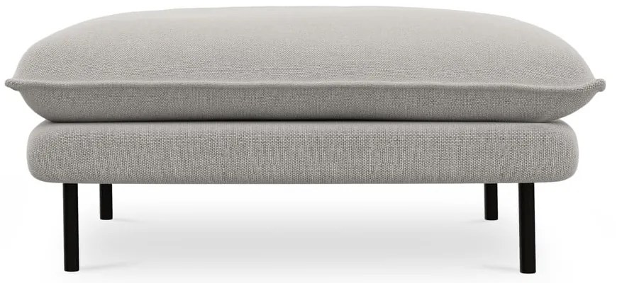 Светлосива табуретка за крака Vienna - Cosmopolitan Design