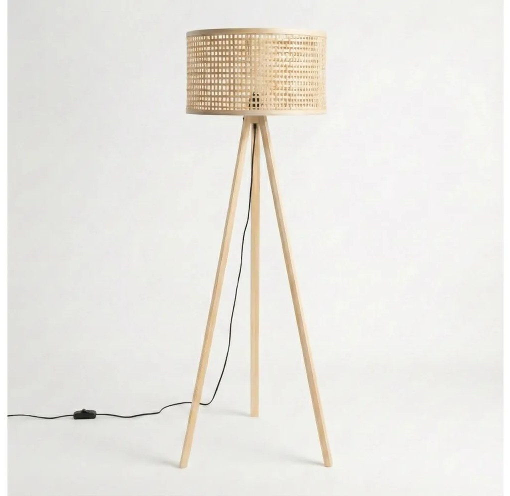 Brilagi - LED подова лампа CERIA 1xE27/60W/230V Ø 40 см бежова