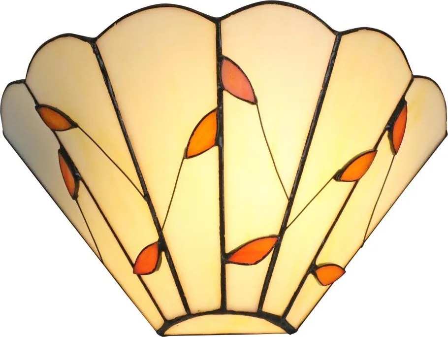 Brilagi - Тифани витражно стенно осветително тяло FOLIA 1xE14/40W/230V