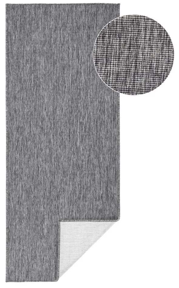 Сив килим за открито , 80 x 250 cm Miami - NORTHRUGS