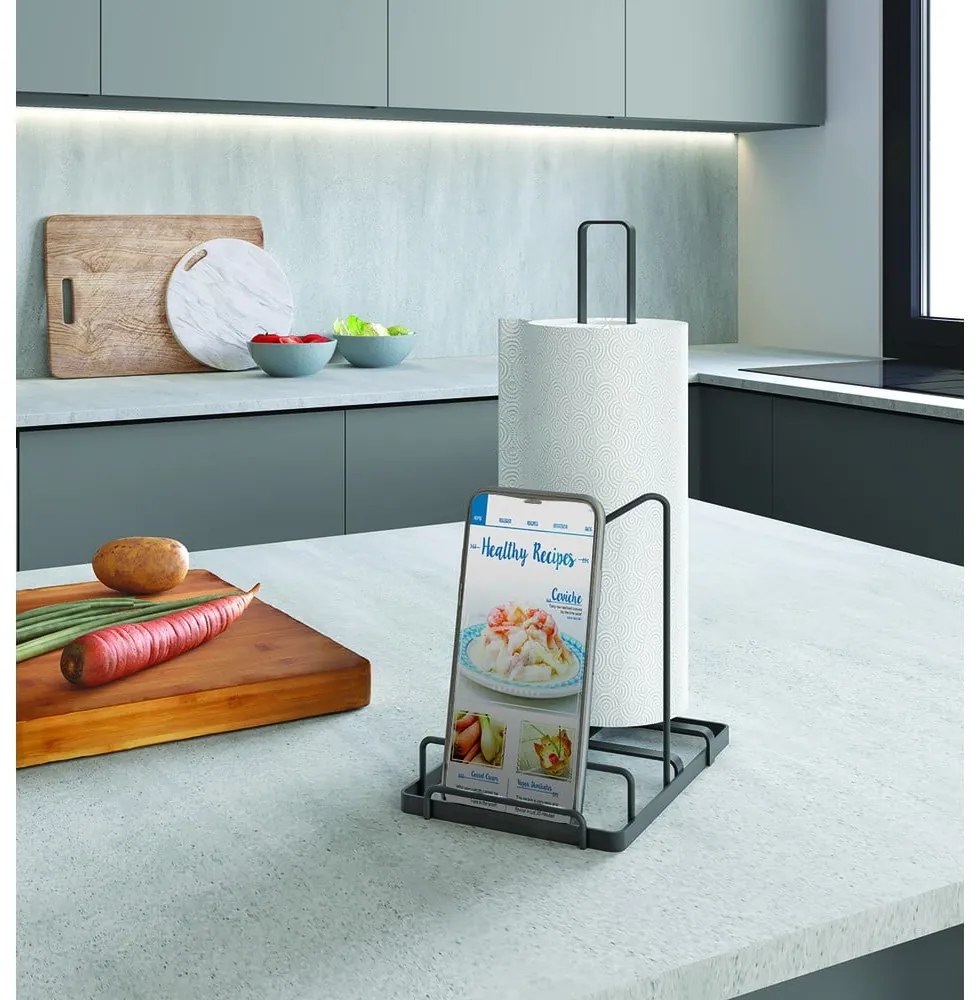 Държач за кухненски кърпи от неръждаема стомана Tokyo Lava - Metaltex