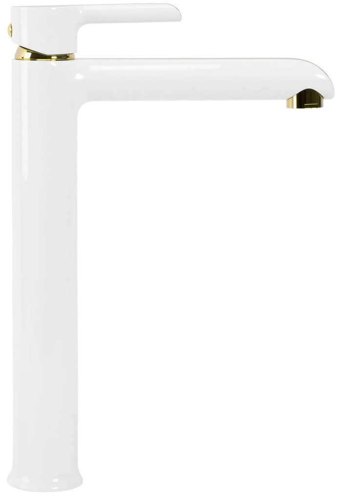 Смесител за баня Rea MELIA white gold High