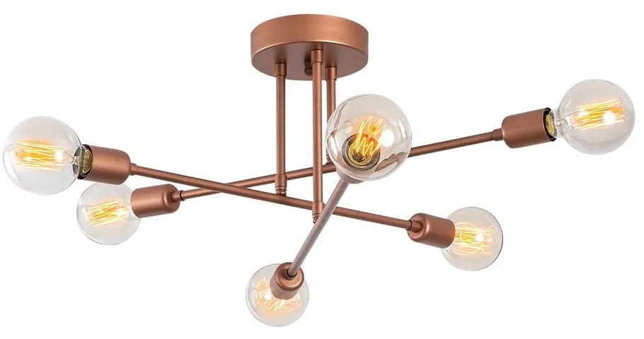 Висяща лампа в бронзов цвят Flower - Opviq lights