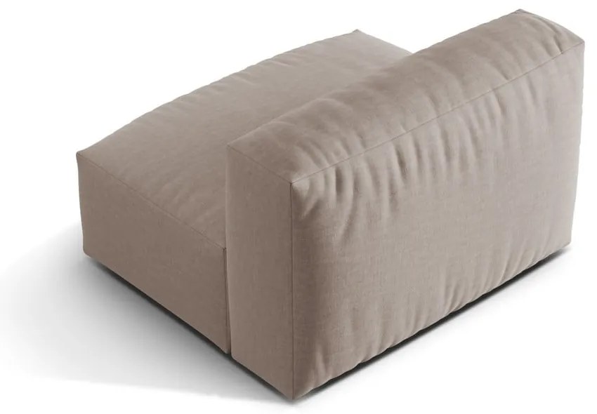 Бежов модул за диван (среден модул) Martina – Micadoni Home