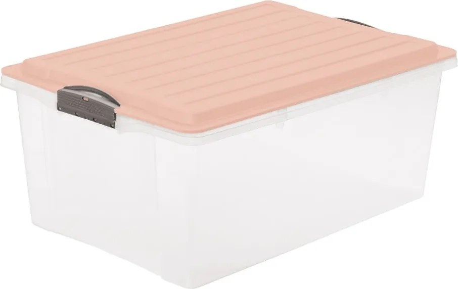 Пластмасова кутия за съхранение с капак Compact - Rotho
