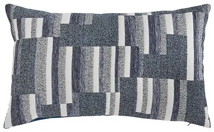 Декоративна възглавница atmosphera Jacquard Chenille,30x50 cm - Син