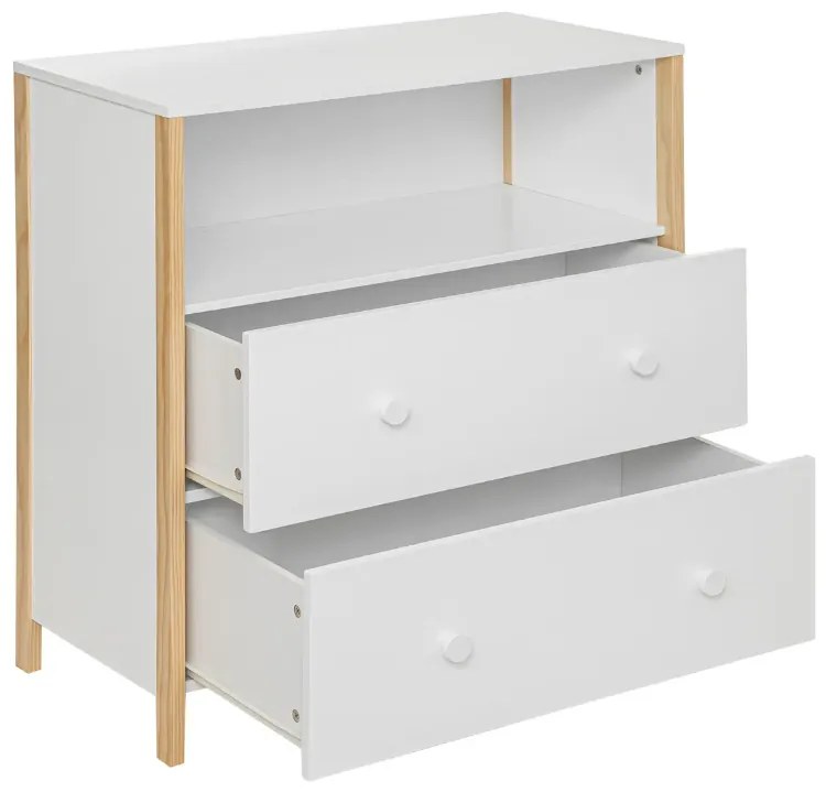 Детски шкаф Аtmosphera Kima, MDF, Бял