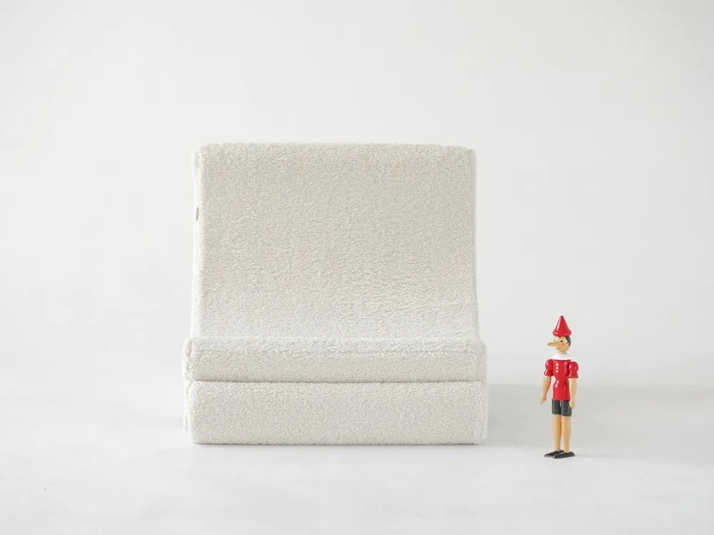 Кремав детски стол от букле Moon – Wigiwama