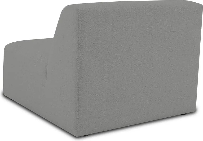 Сив модулен диван от букле (среден модул) Roxy – Scandic