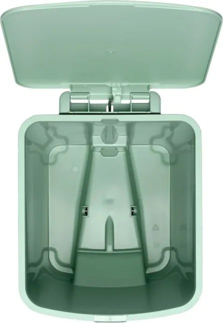 Кош за боклук с педал Brabantia StepUp 1008484, 25 л, Екологични материали, Голям отвор, Светлозелен