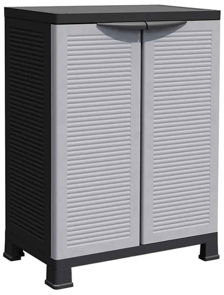 337900 vidaXL Пластмасов шкаф, 68x39x92 см