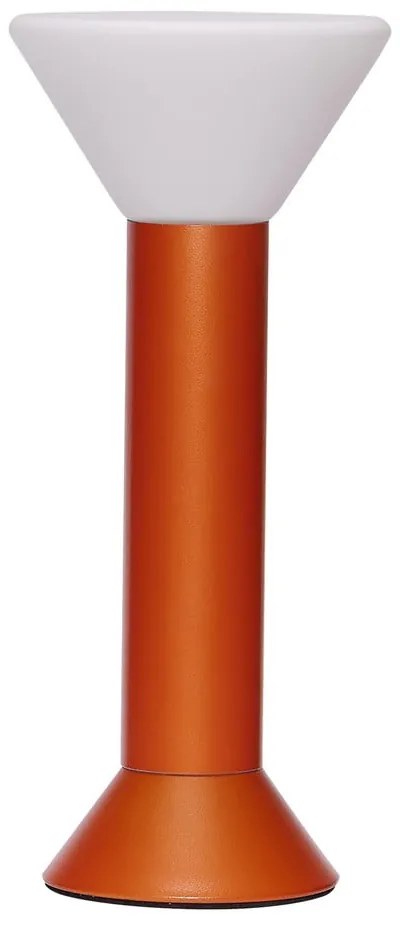 Оранжева затъмняваща се настолна лампа (височина 30 cm) Flash – Hübsch
