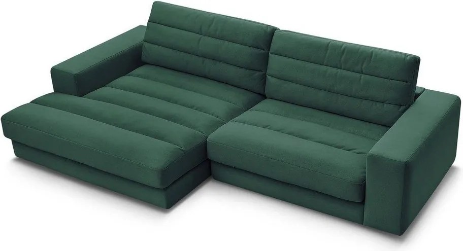 Зелен кадифен ъглов диван (ляв ъгъл) Sierra – Bobochic Paris