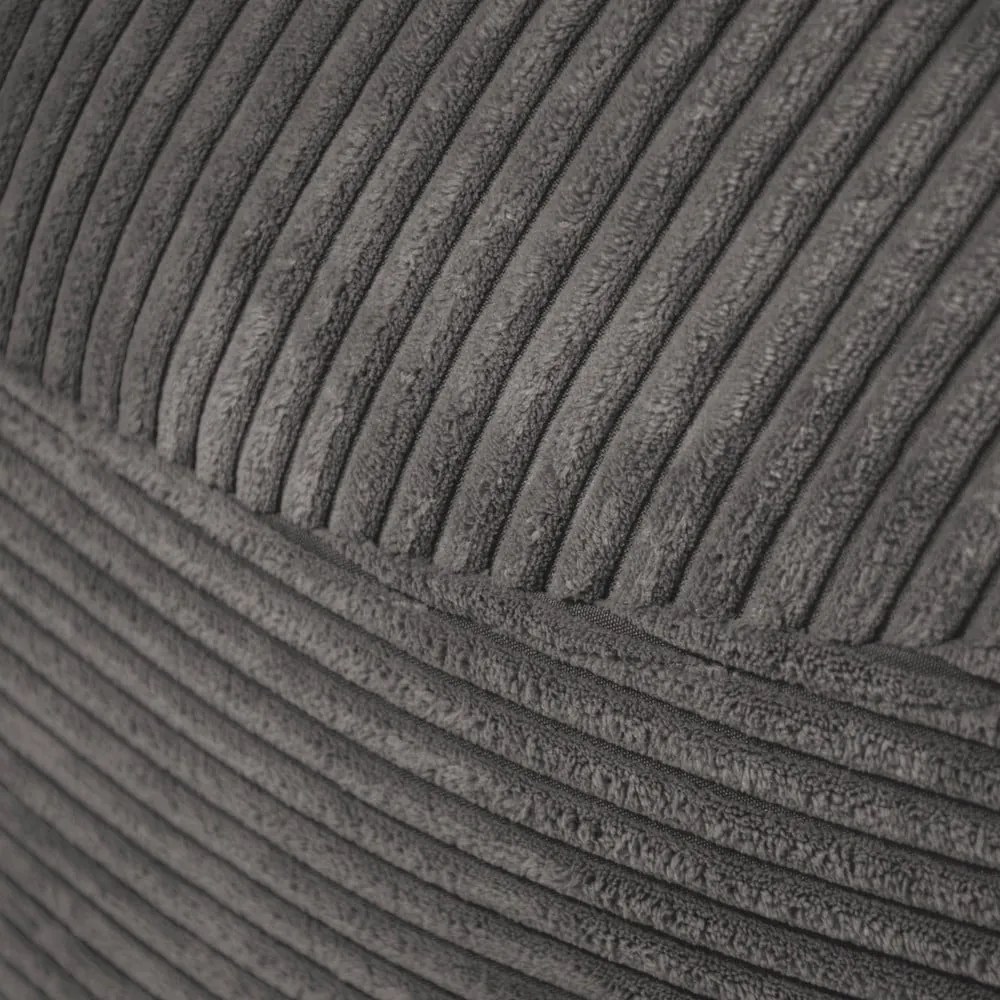 Пуф от рипсено кадифе в цвят горчица Om 110 – SLOWDOWN