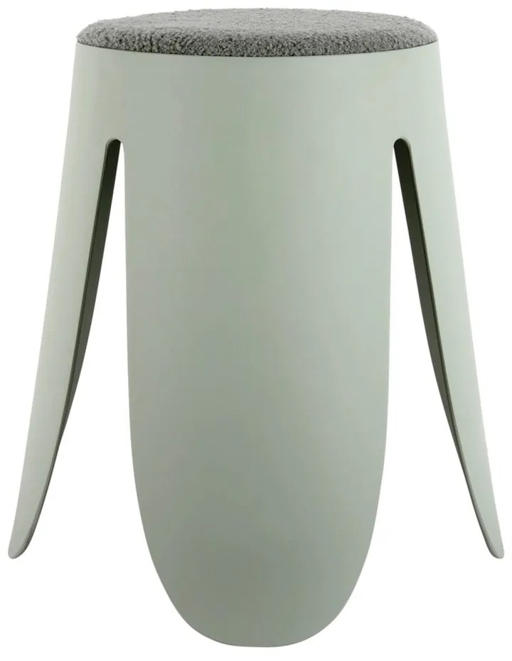 Светлозелена пластмасова табуретка Savor - Leitmotiv