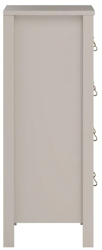 Сиво-бежов скрин 82x99x38 cm Madrid – Tvilum