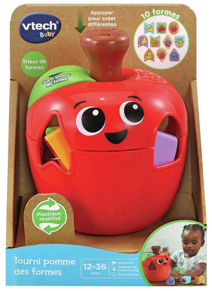 Интерактивна Играчка за Бебе Vtech Baby Tourni Pomme Des Formes