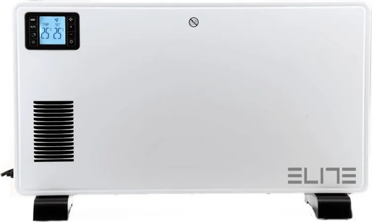 Конвектор с Wi-Fi Elite WCH-1405, 2300W, LCD, Дистанционно, Вентилатор, Таймер, Бял