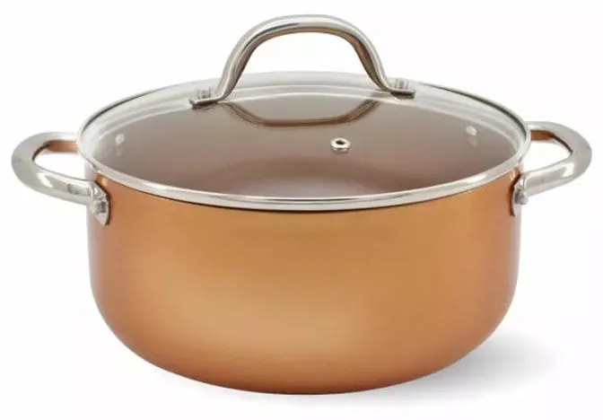 OB 4418 G24 ТЕНДЖЕРА 24*11см./3мм. кован алум. с незал.покр./меден