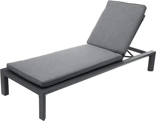 Единичен алуминиев шезлонг Hesperide Evasion, Графит