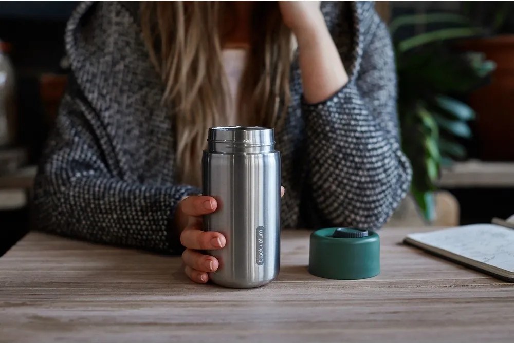 Термочаша от неръждаема стомана в сребрист цвят 340 ml – Black + Blum