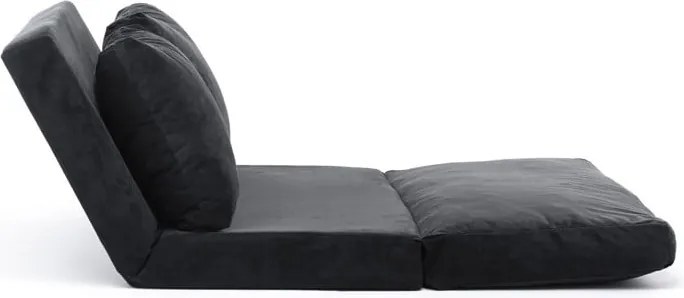 Черен разтегателен диван 120 cm Taida – Balcab Home