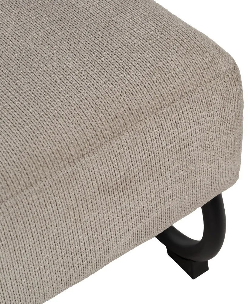 Кафяво-сиво шенилово кресло Industra – Ixia