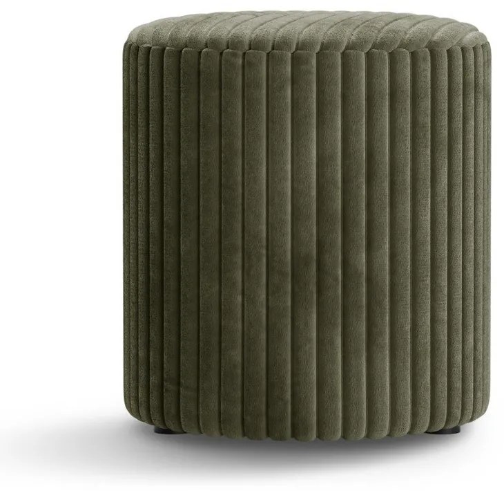 Зелена табуретка от рипсено кадифе Dia – Micadoni