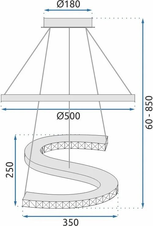 Пендед LED APP773-2CP