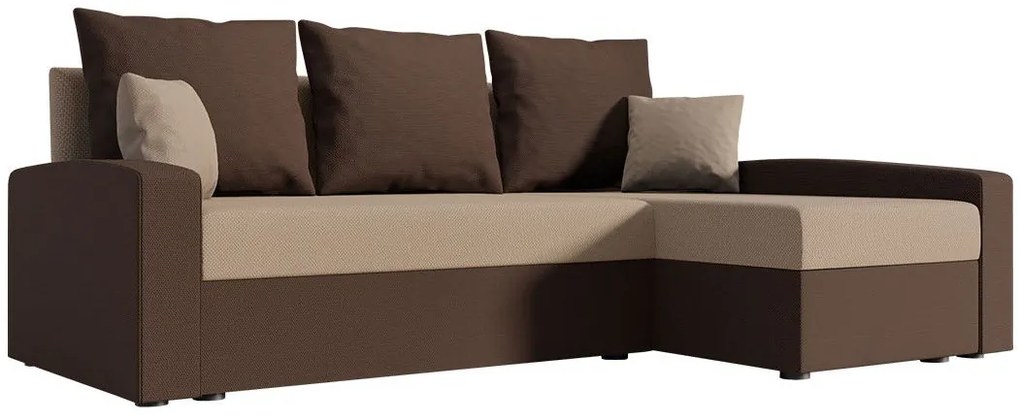 Ъглов диван Chievo-Brown