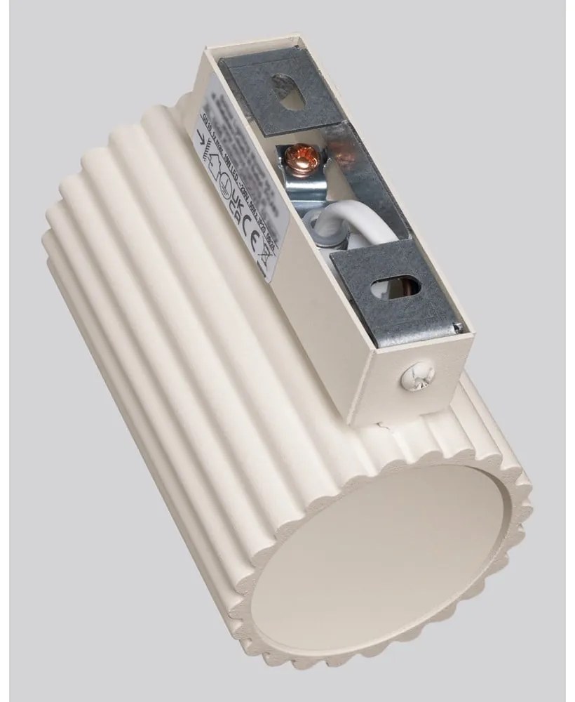 Кремава стенна лампа Gleam – Sollux