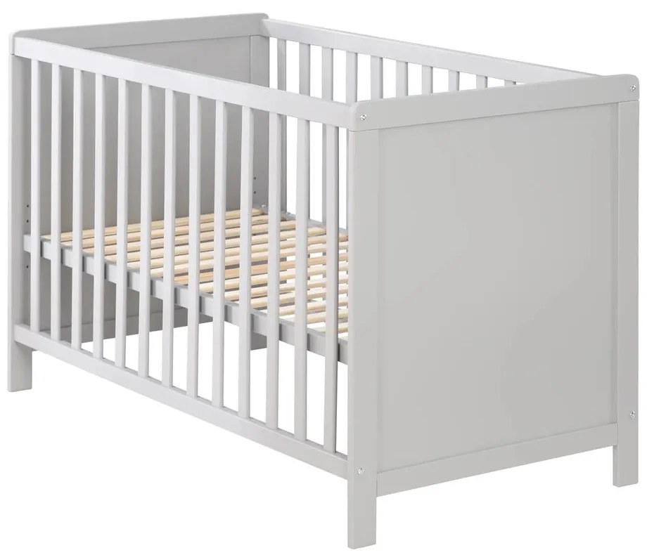 Светлосиво детско легло 60x120 cm - Roba