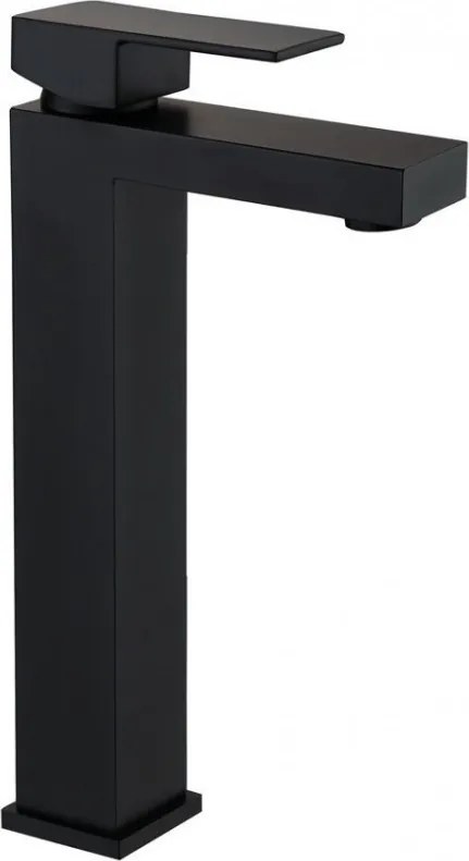 Mexen Cube висок смесител за мивка, черен - 72910-70