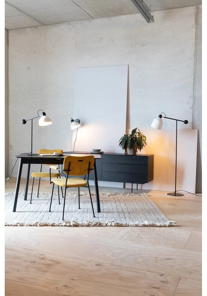 Жълти трапезни столове в комплект от 2 броя Benson - Zuiver