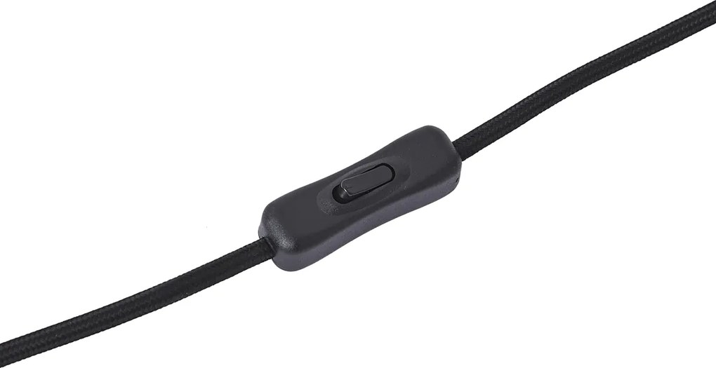 Модерна настолна лампа дърво с матово сиво стъкло - Umbra