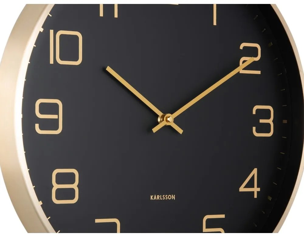 Стенен часовник ø 40 cm Elegance Glow – Karlsson