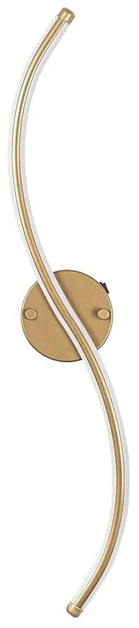 LED стенна лампа в златист цвят Yilan – Opviq lights