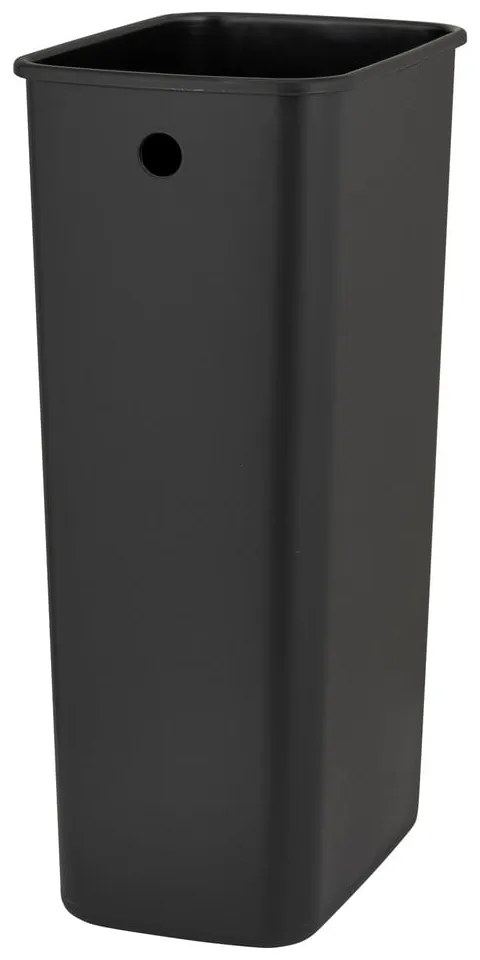 Матово черно стоманено кошче за боклук с педал 20 l Design – Wenko